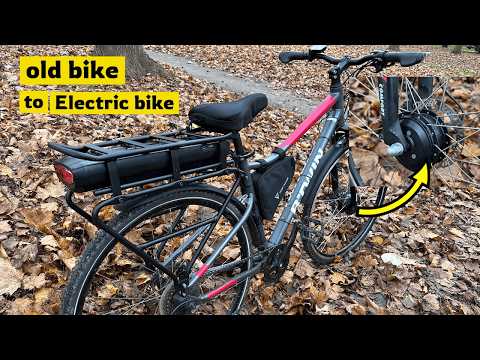 Видео: Установка комплекта для переоборудования электровелосипеда, двигатель 36 В 250 Вт