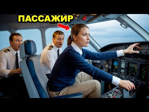 Видео: Она была просто пассажиркой, но когда самолёт отказал, даже пилоты смотрели,как она взяла управление
