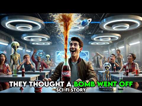 Видео: Профессору предложили провести химическую реакцию: человек смешал «Ментос» и газировку | Научно-ф...