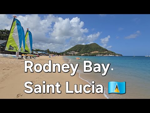 Видео: Reduit Beach St. Lucia 🌴 Настоящий тропический рай