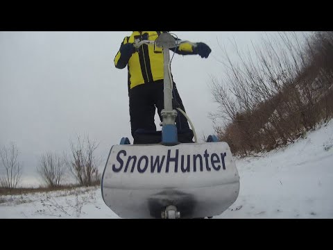 Видео: Снегокат. Начало сезона.  ПОЛОМКИ