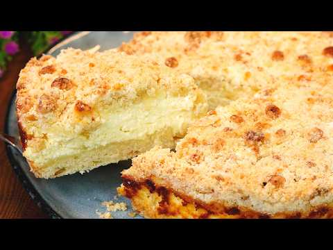 Видео: Королевский пирог с творогом за 10 минут! Просто и очень вкусно!
