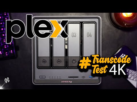 Видео: Тест перекодировки DXP 4800 Plus 4K Plex Ugreen Nas @GeekShhh