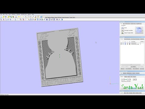 Видео: Вырезаем часть объекта из STL файла. Cut part of the object. #SantaYork