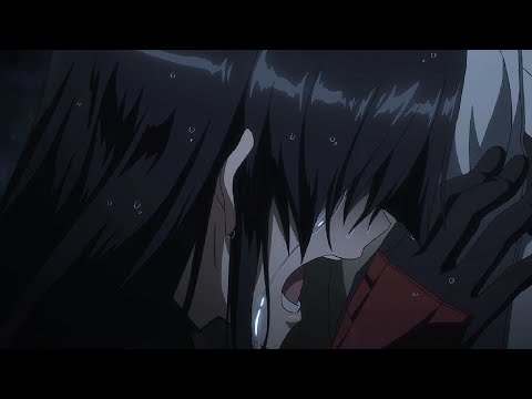 Видео: Очень грустный аниме клип - Плачь...