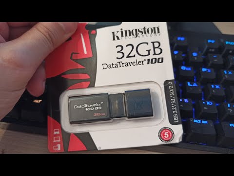 Видео: Купил себе новую крутую флешку Kingston 32 GB DataTraveler 100