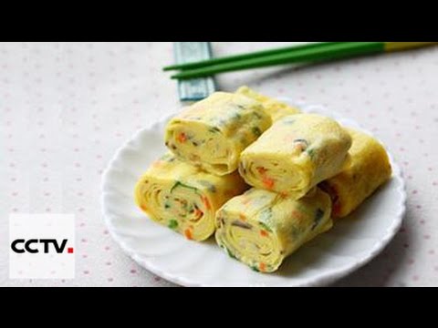 Видео: Китайская кухня: Яичный конверт с мясом и зеленью "Прощальная мелодия"