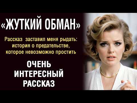Видео: "ЖУТКИЙ ОБМАН" Я плакала когда читала эту историю... Рассказ, который вы запомните. История.