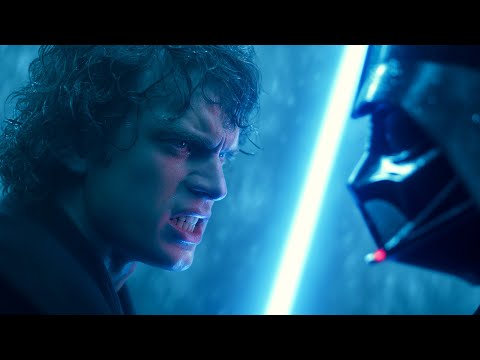 Видео: Энакин Скайуокер наконец-то встретился с Дартом Вейдером в «Возвращении джедая»