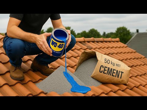 Видео: Мало кто знает этот секрет! Бесплатный источник энергии из цемента, пенопласта и WD40.