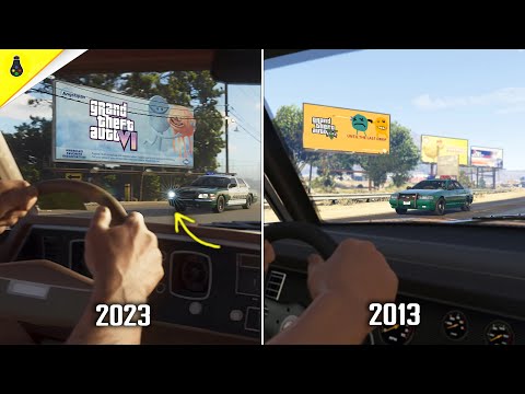 Видео: GTA 6 против GTA 5 - Сравнение деталей и физики