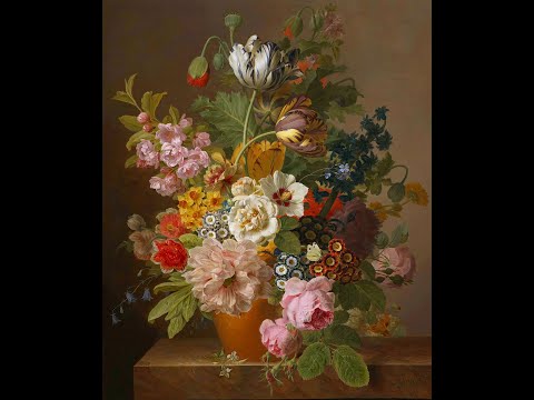 Видео: Jan Frans van Dael «Цветы в вазе»