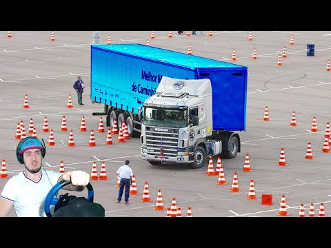Видео: САМЫЙ ЖЕСТКИЙ СКИЛЛ ТЕСТ ДЛЯ ДАЛЬНОБОЙЩИКА - SCANIA TRUCK DRIVING SIMULATOR