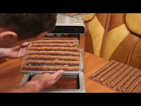 Видео: Колбаски (Пивчики)  в дегидраторе! Нет вкуснее закуски к пиву.