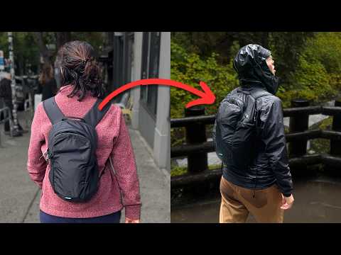 Видео: Полный обзор сумки Matador x Pack Hacker ReFraction Pro Packable Bag: для офиса, похода и путешес...