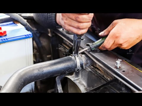 Видео: замена радиатора toyota carina ed