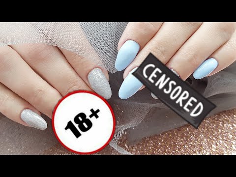 Видео: 18+нецензурные ногти под нецензурное настроение/Пошлые стразы/Простой быстрый маникюр/Дизайн ногтей