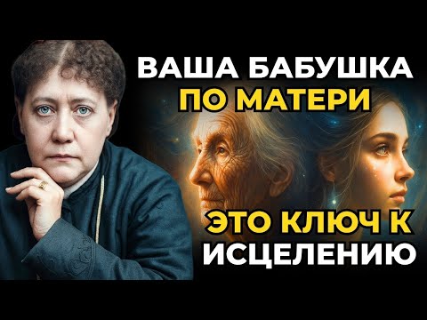 Видео: Важность бабушки по материнской линии в вашей жизни  Великая оккультная сила  Елена Блаватская