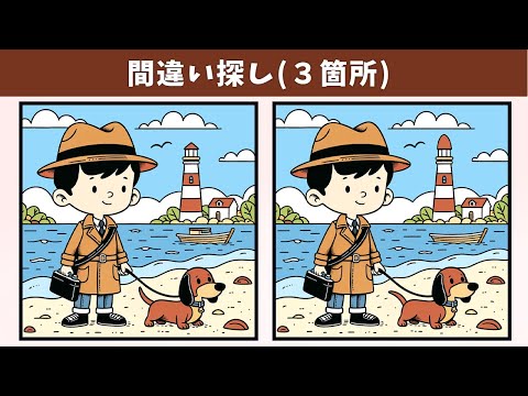 Видео: Найдите 3 отличия | Иллюстрация Версия #1410