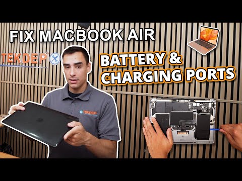 Видео: Замена аккумулятора MacBook Air M1 A2337, руководство по замене