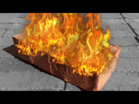 Видео: ГОРЯЩИЙ КИРПИЧ!!! ЭКСПЕРИМЕНТ😱😱😱!!!