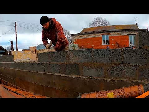 Видео: Garage from blocks | Гараж из блоков