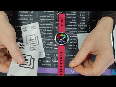 Видео: Защитное стекло "SmartDevil" для Huawei watch gt 4.