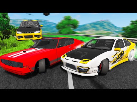 Видео: ДРИФТ ПОГОНИ НА КОРЧАХ! ЭТИМ НЕВОЗМОЖНО УПРАВЛЯТЬ! | Погони в BeamNG.Drive