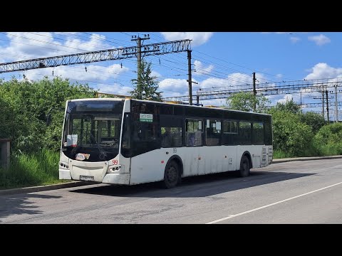 Видео: Автобусный маршрут 17. 6-й микрорайон - Лоста | г. Вологда