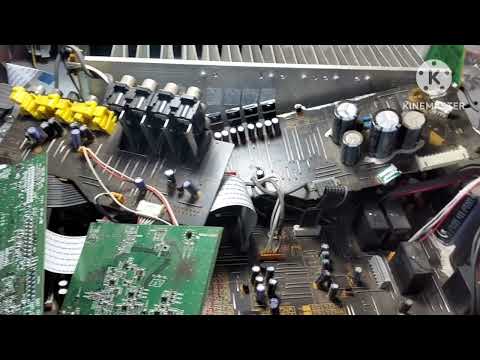 Видео: Yamaha RX-V363 ремонт
