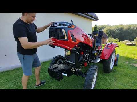 Видео: Минитрактор Rossel RT-244D. Наш обзор,и первые впечатления от техники!