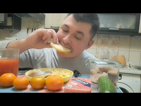 Видео: Мукбанг | Жаренная Картошка | Селёдка из Супермаркета | Домашный Сок | Асмр |Обжор
