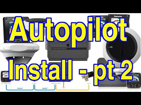 Видео: Установка автопилота Raymarine – часть 2