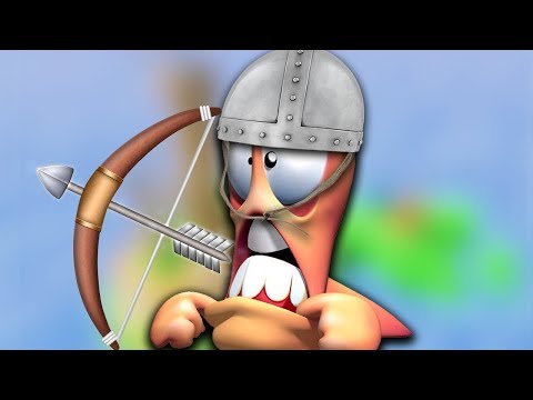 Видео: Средневековые червячьи разборки // Worms Ultimate Mayhem #2