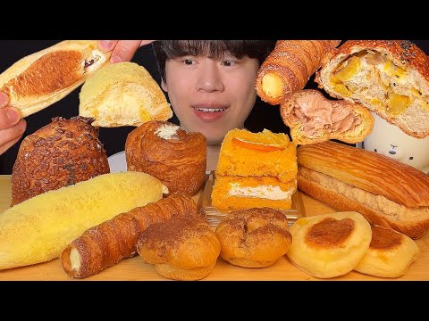 Видео: СУБТИТРЫ) Корейский хлеб Tous les jours, мукбанг, асмр