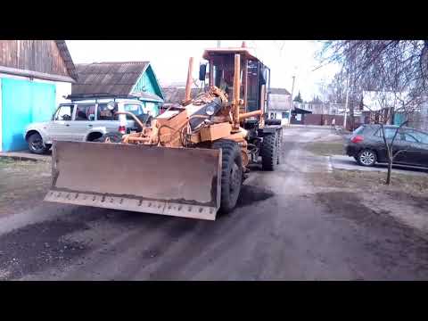 Видео: Работа автогрейдера ДЗ-122,7Б