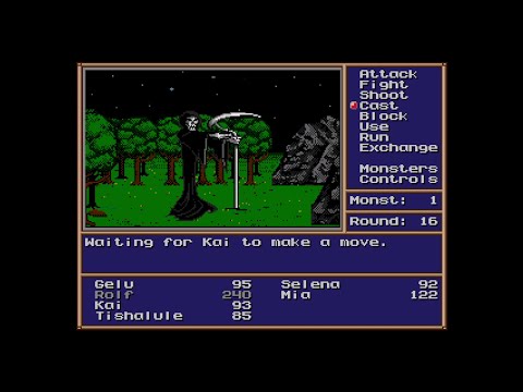 Видео: Регион E-3. Опасный Лич Лорд. Пещера кочевников. Might and Magic II: Gates to Another World #42