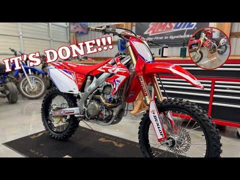 Видео: Мой велосипед для фейсбука наконец-то готов... и он УДИВИТЕЛЬНЫЙ!! Реплика CRF450 Works Edition 2...