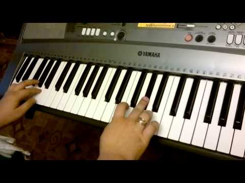 Видео: Мелодия из к/ф Цыган(игра на синтезаторе со стороны клавиш)