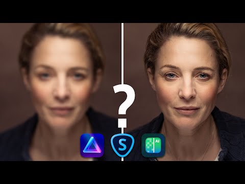 Видео: ЛУЧШЕЕ программное обеспечение для исправления размытых / нефокусированных портретов