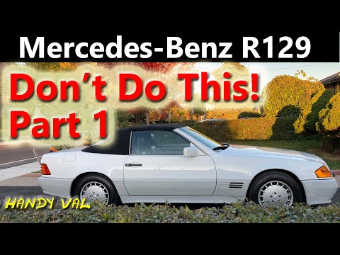 Видео: 129 ошибок владельца Mercedes-Benz SL R129. Часть 1. Избегайте их, чтобы сэкономить на дорогостоя...