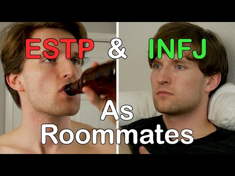 Видео: ESTP и INFJ как соседи по комнате