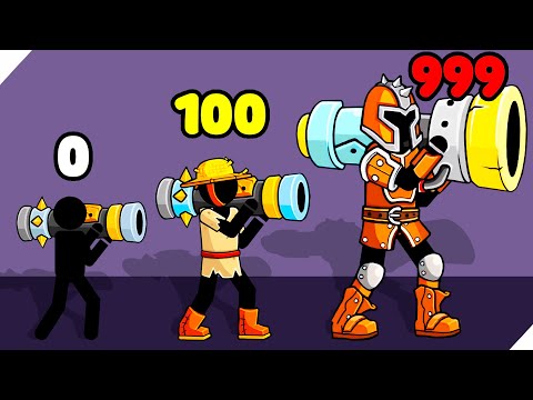 Видео: ЭВОЛЮЦИЯ СУПЕРГЕРОЯ С БАЗУКОЙ, МАКСИМАЛЬНЫЙ УРОВЕНЬ Boom Stick Bazooka Puzzles