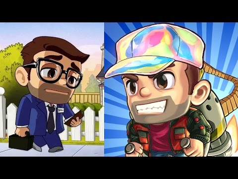 Видео: Обзор игры Jetpack Joyride - Норм игра, но нужно очень много золота
