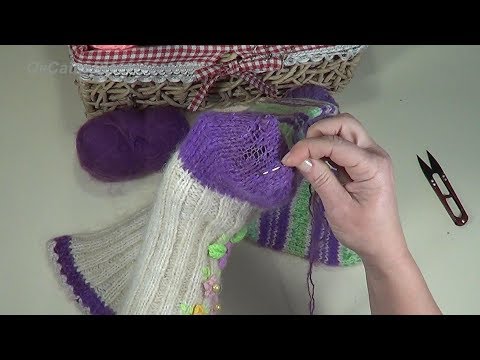 Видео: Как заштопать вязаные носки. Штопка шерстяных носков. Вяжем с Оксаной Валерьевной.