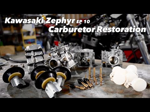 Видео: [Полная реставрация мотоцикла Kawasaki Zephyr, часть 10] Капитальный ремонт карбюратора.