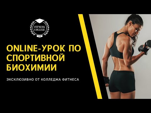 Видео: Online-урок  по спортивной биохимии от Колледжа фитнеса