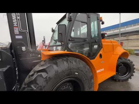 Видео: Обзор #15 OFFROAD 10 ТОНН Вилочный погрузчик повышенной проходимости HANGCHA CPCD100-XW70C-RT4 4x4