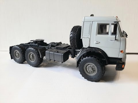 Видео: Сборка модели КАМАЗа 44108