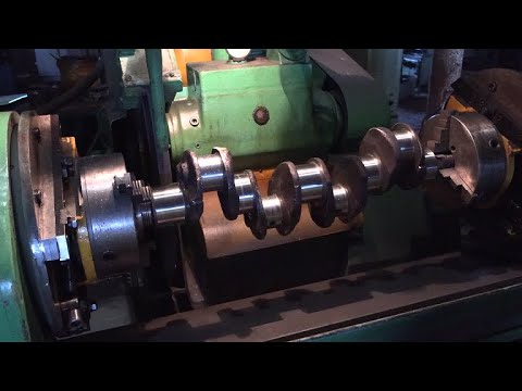 Видео: Шлифовка коленвала СМД-18